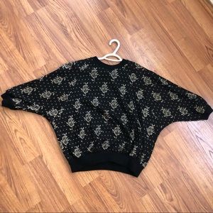 Vintage Sharon Anthony Dolman Sleeve Sweatshirt